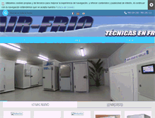 Tablet Screenshot of air-frio.com